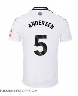 Günstige Fulham Joachim Andersen #5 Heimtrikot 2024-25 Kurzarm